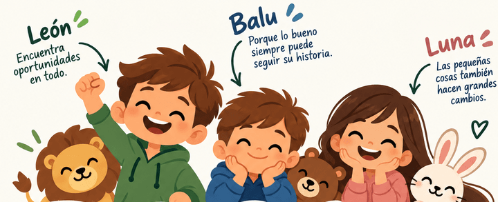 León, Balu y Luna